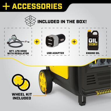 Champion Power Equipment 8500 Watt Inverter Generator Electric Start Dual Fuel with CO Shield, large image number 7