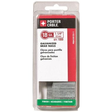 Porter Cable 18 Gauge 1-1/4 In. Brad Nail 1K Pack