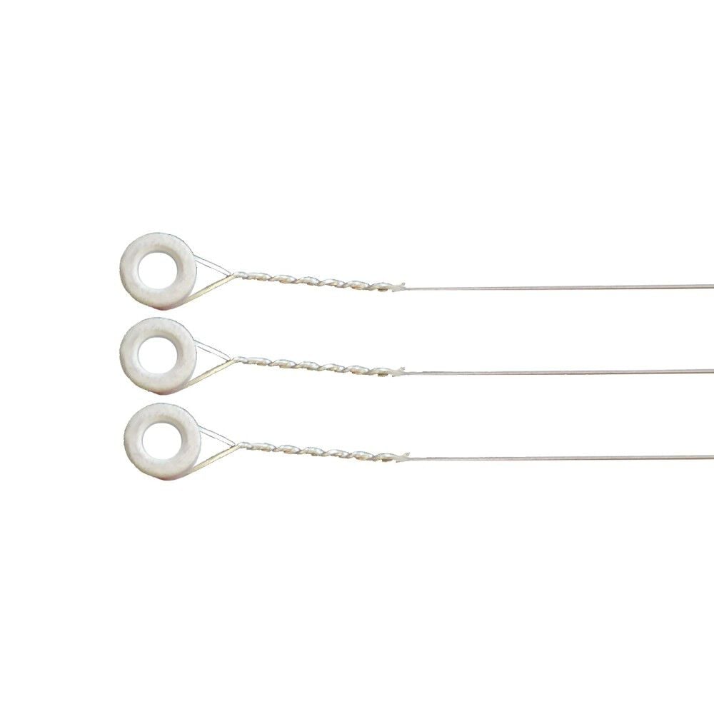 Easy Wood Tools 18 Inch 0.02 Gauge White Replaceable Wire - 3 Pack, large image number 1