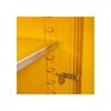 Justrite 90 Gallon Yellow 2 Doors Self Close Flammable Cabinet, small image number 2