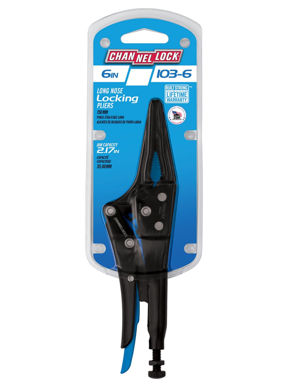 Channellock 6" Long Nose Locking Pliers, large image number 6