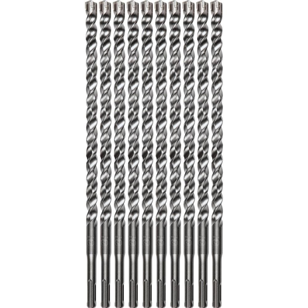 Makita 1/2in x 12in SDS-Plus Bit, 3-Cutter, 10 Pack - B-61282