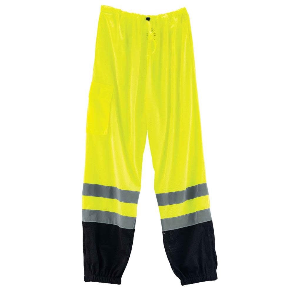 Ergodyne Glowear 8910BK Supplemental Class E Black Bottom Hi-Vis Pants. Size Large/XL – 23955