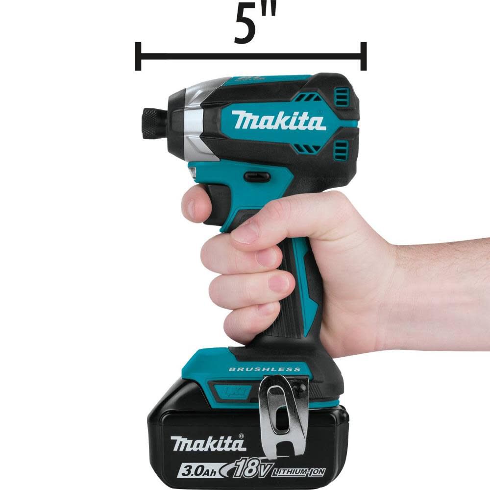 Makita XDT13SM1 18V LXT Lithium‑Ion Brushless Cordless Impact Driver - View #3