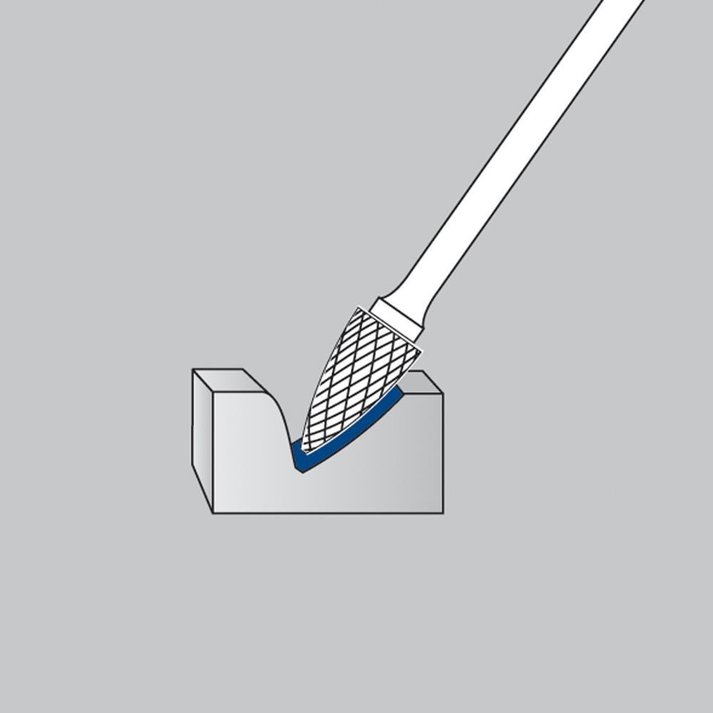 Champion Cutting Tool SF3 Double Cut TIN Carbide Burr, large image number 3
