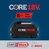 Bosch CORE18V 18V 8Ah Lithium Ion Power Tool Battery Pack with Fuel Indicator, small image number 3