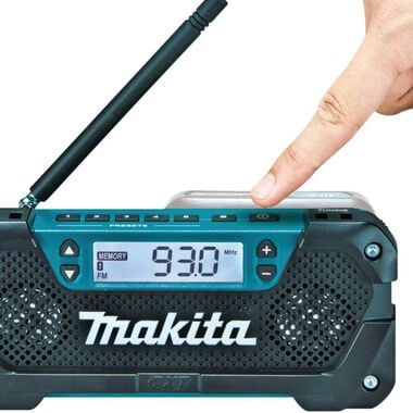 Makita 12 Volt CXT Lithium-Ion Cordless Compact Job Site Radio (Bare Tool), large image number 5