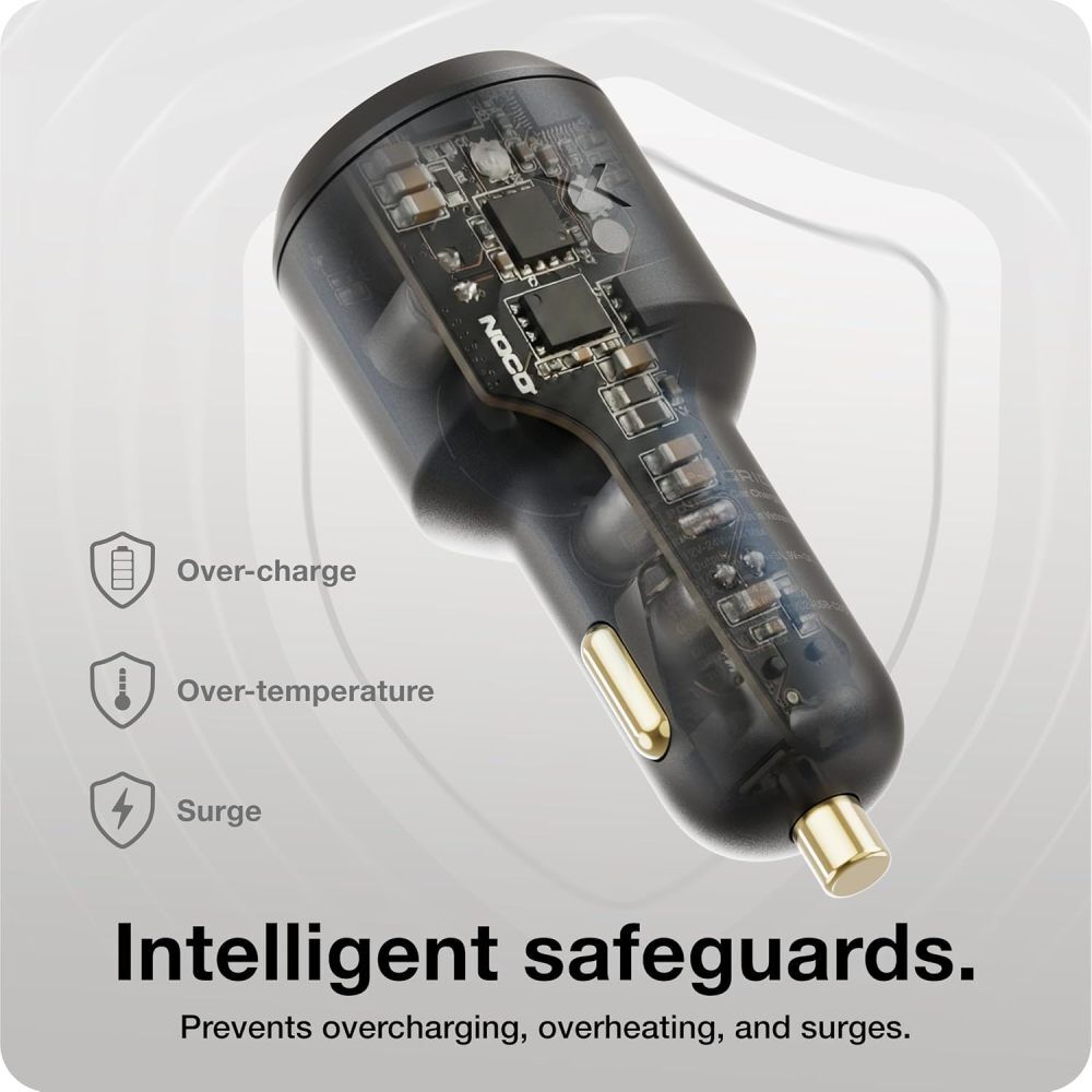 Noco 100W 2-Port USB-C GaN Car Charger, large image number 4