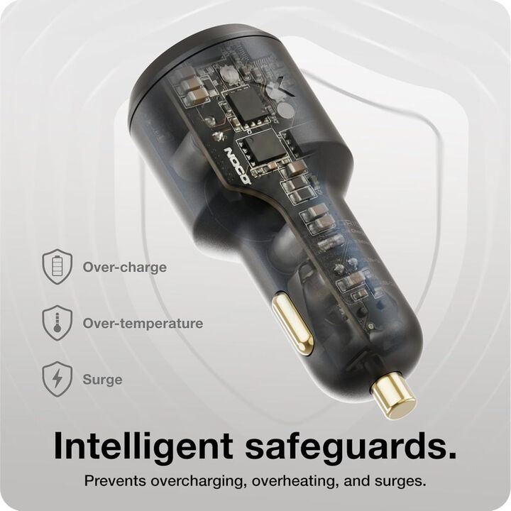 Noco 100W 2-Port USB-C GaN Car Charger, large image number 3