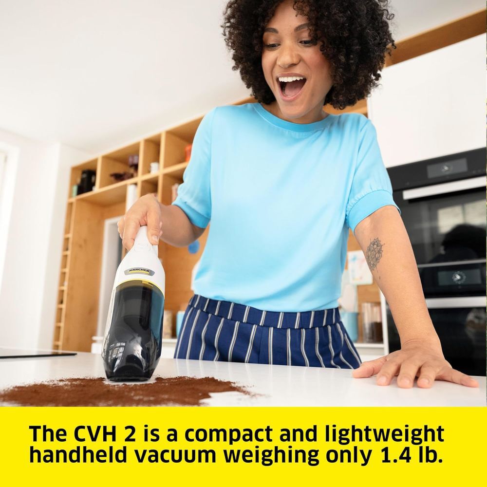 Karcher CVH 2 7.2V Cordless Compact Handheld Vacuum, large image number 4