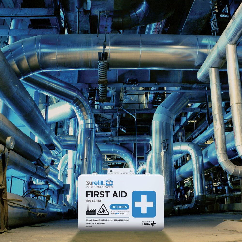Aero Healthcare SUREFILL 50 ANSI 2021 B First Aid Kit - Metal Case, large image number 4