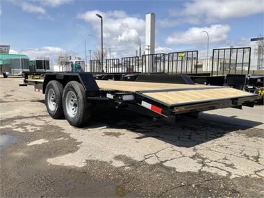 Doolittle Trailer Mfg 84in x 18' Equipment Trailer with Dove Tail 2022 Black, large image number 5