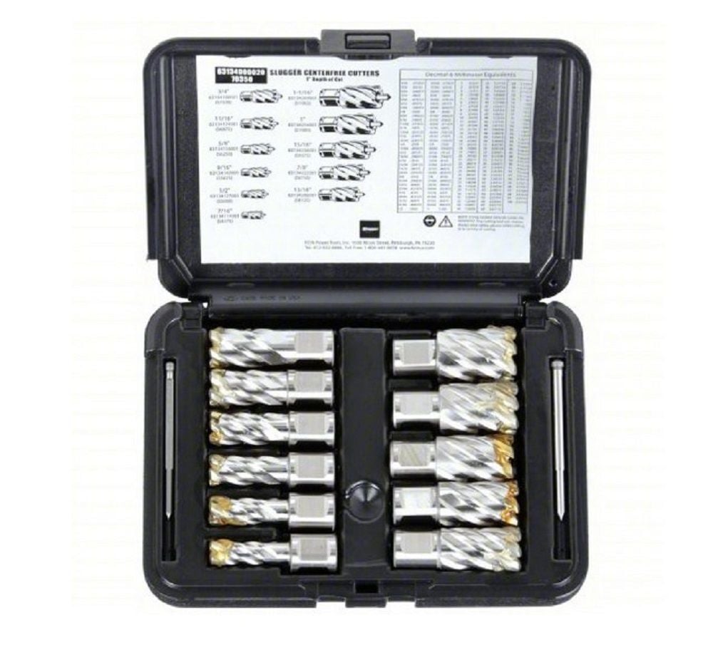 Fein Annular Cutter Set 7/16 to 1 1/16 Inch 1 Inch Depth 11pc, large image number 2