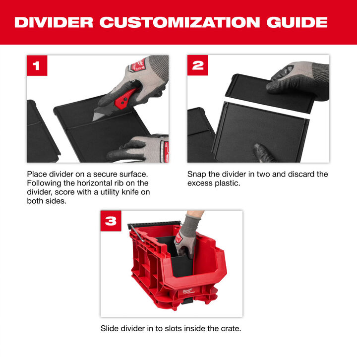 Milwaukee PACKOUT Compact Crate, large image number 8