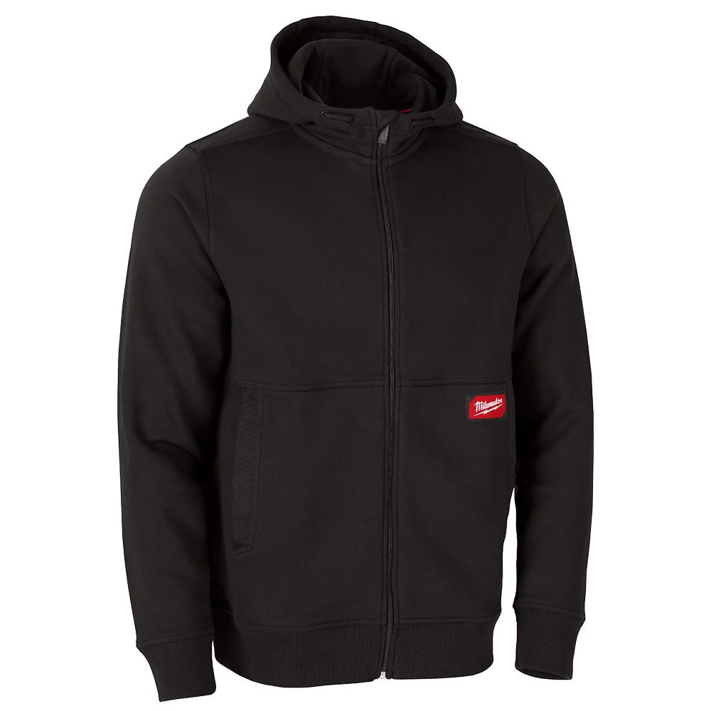 Milwaukee GRIDIRON Full-Zip Hoodie - Black Size Medium - M250B-M