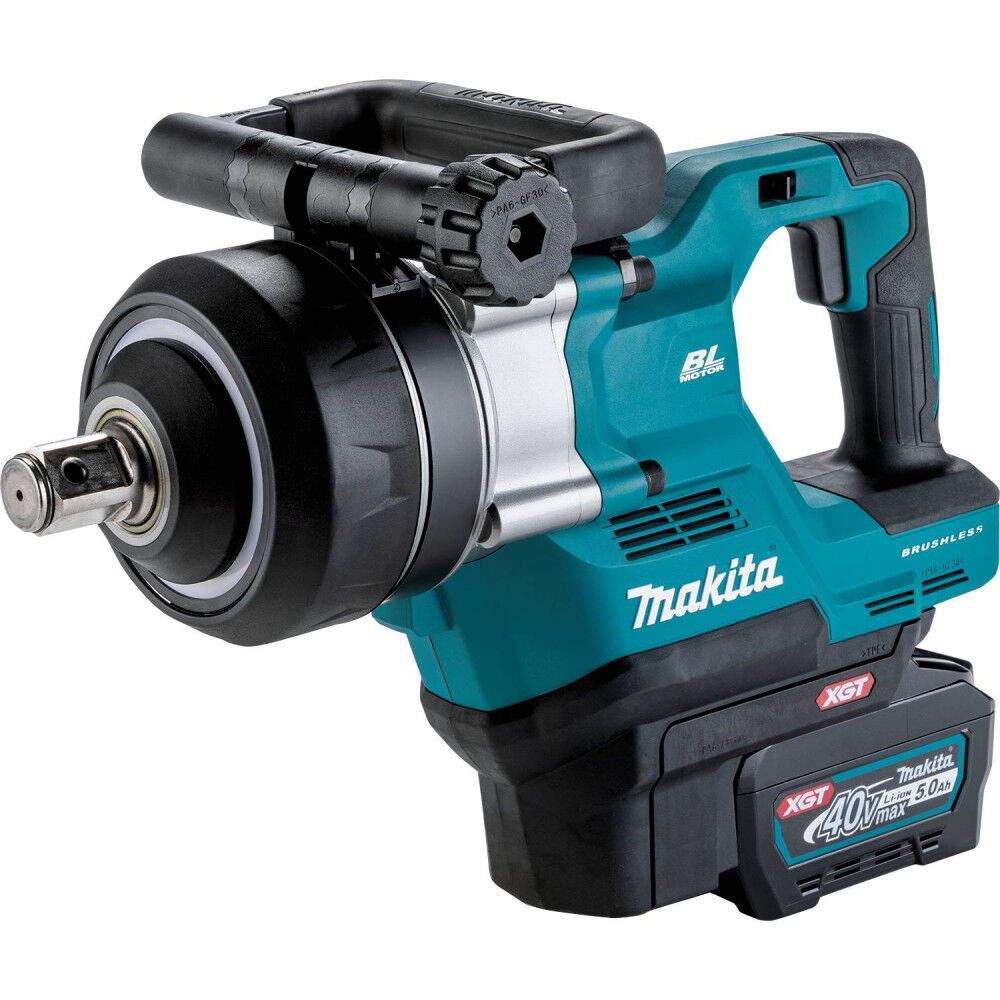 Makita 40V max XGT 4-Speed High-Torque 1 Inch Square Drive D-Handle Short Anvil Impact Wrench 5 Ah Kit with Friction Ring, large image number 8