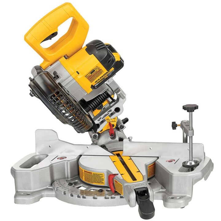 DEWALT 20V MAX Sliding Miter Saw Kit and Heavy Duty Work Stand Bundle, large image number 5