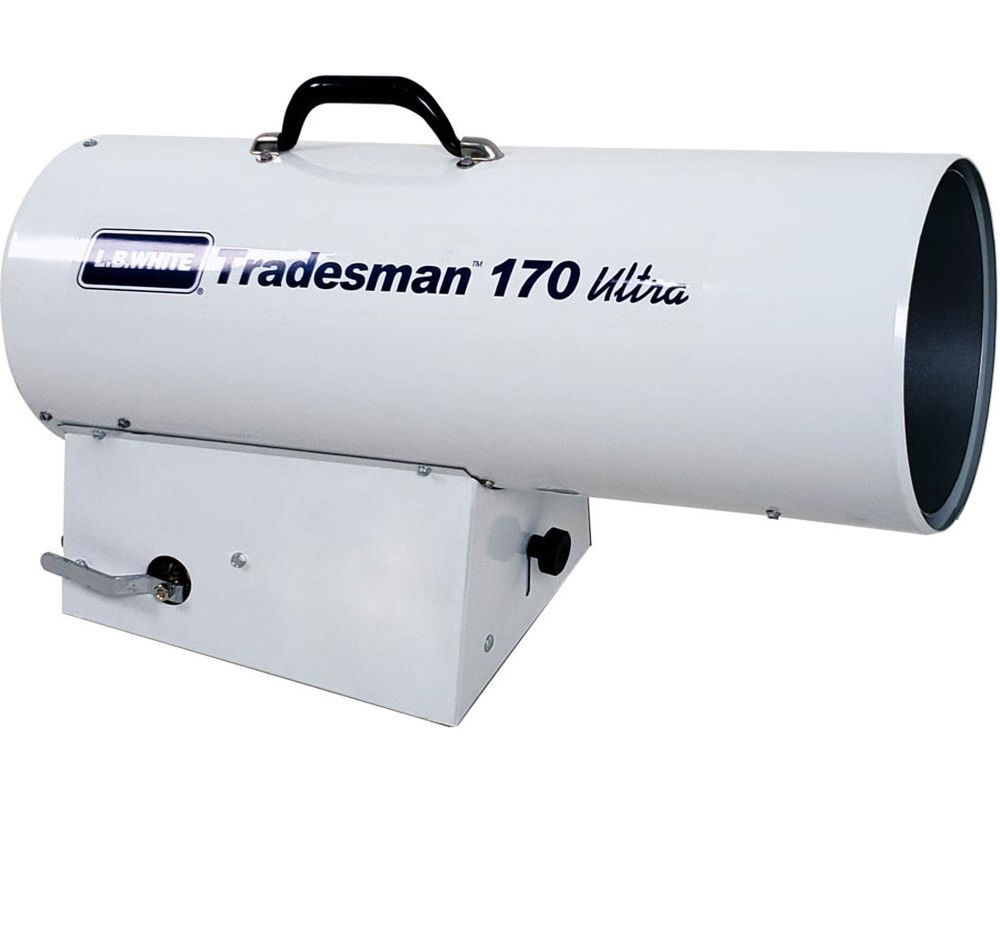 LB White Tradesman Forced Air Open Flame LP 170K BTU heater Diagnostic light, large image number 2