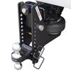 Shocker Hitch HD 20K Max Black Super Drop 2 Inch Receiver Hitch & Chrome Combo Ball Mount with 2 Inch & 2 5/16 Inch Hitch Balls, small image number 2