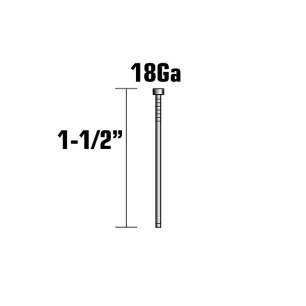Metabo HPT 1 1/2in 18 Gauge Brad Finish Nails 5000pk, large image number 2