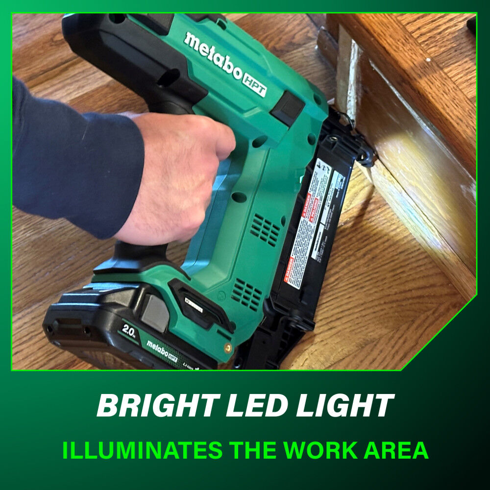 Metabo HPT 18V MultiVolt 18-Gauge Compact Brad Nailer (Bare Tool), large image number 7
