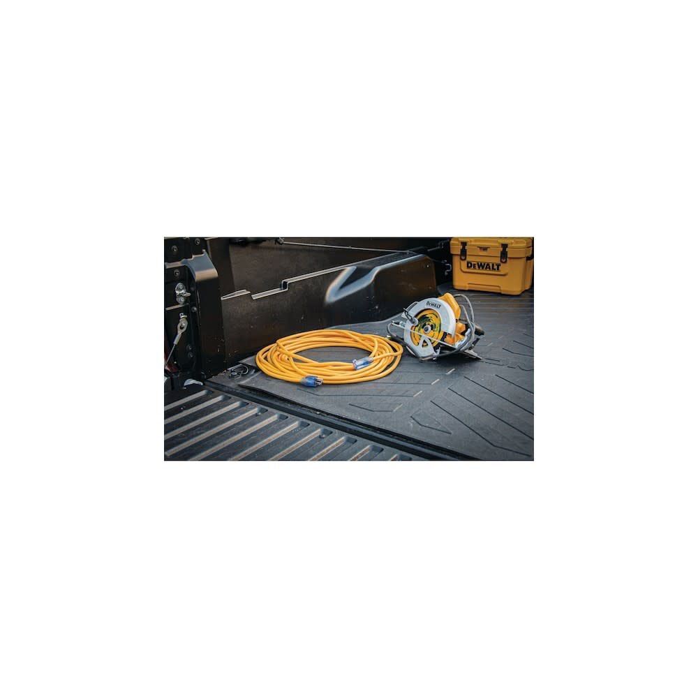 DEWALT 50 ft 10/3 SJTW Yellow Lighted Extension Cord DXEC17003050 from