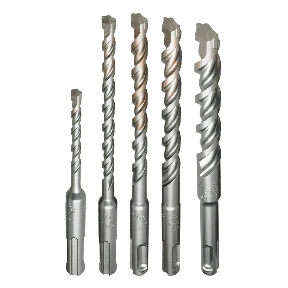 Milwaukee 5-Piece SDS-Plus M/2 Kit - 48-20-7490