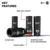 Klein Tools KNECT Deep-Well 3/8 Inch Drive Impact Socket Set, SAE, 9 Pieces, small image number 3