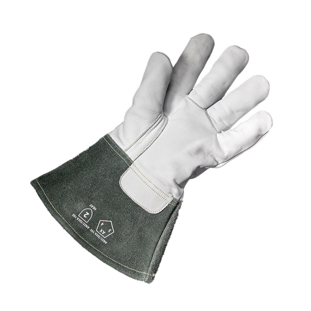 Hobart MIG Welding Gloves, Gray, Medium, large image number 3