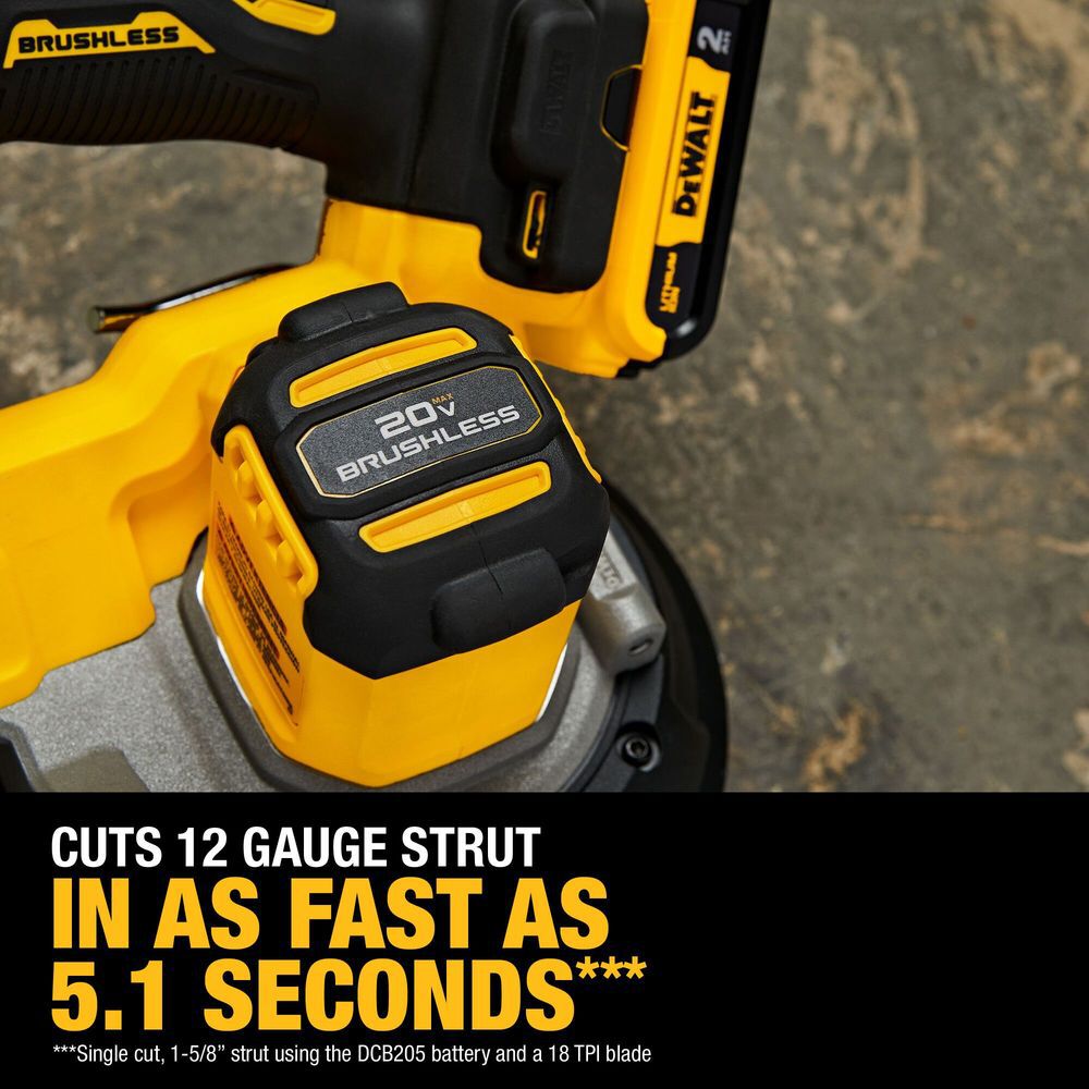 DEWALT 20V 3-1/4in Dual Switch Band Saw Kit, large image number 4