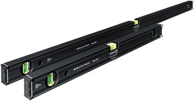 Stabila Dark Shadow Type 80-AS 24 Inch & 48 Inch  Level Set