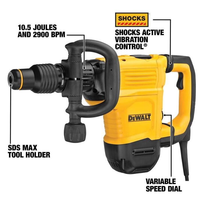 DEWALT 16 Lbs. SDS MAX Chipping Hammer Kit, large image number 5