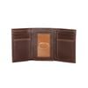 Carhartt Dark Brown Leather Trifold Wallet, small image number 4
