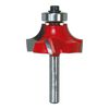 Freud 3/8 In. Radius Quadra-Cut Rounding Over Bit with 1/4 In. Shank, small image number 1