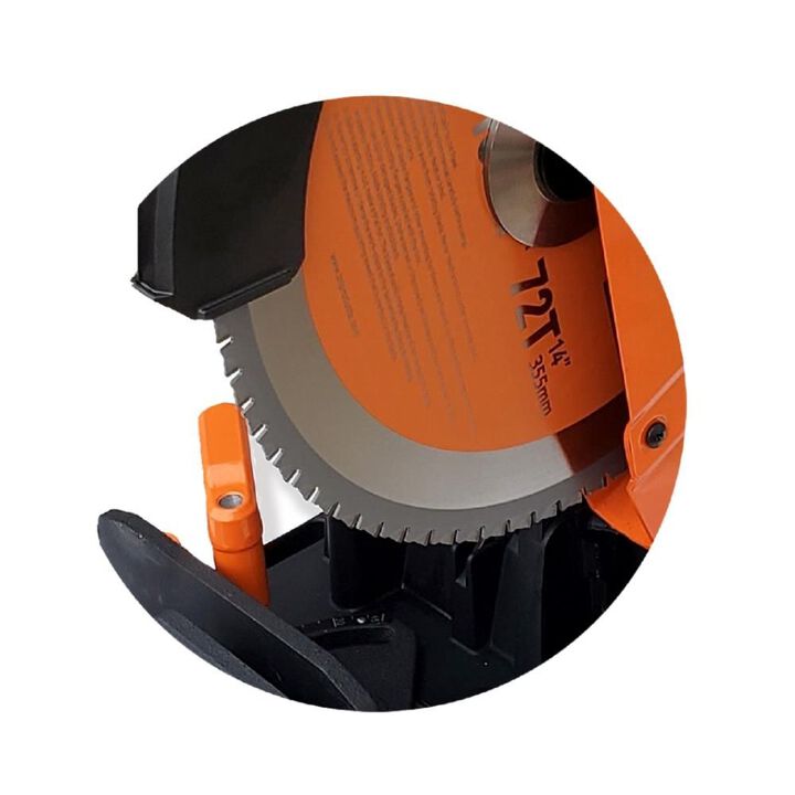 BN Products 14 Inch Steel Cutting Blade, 1 Inch Arbor, 72-Tooth, large image number 1