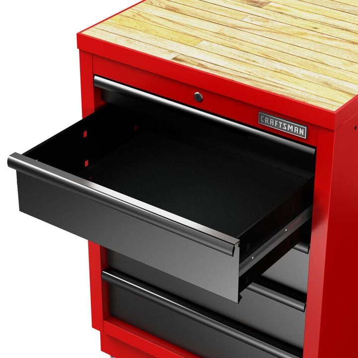 CRAFTSMAN Welded 5-Drawer Base Cabinet Red and Black, large image number 4