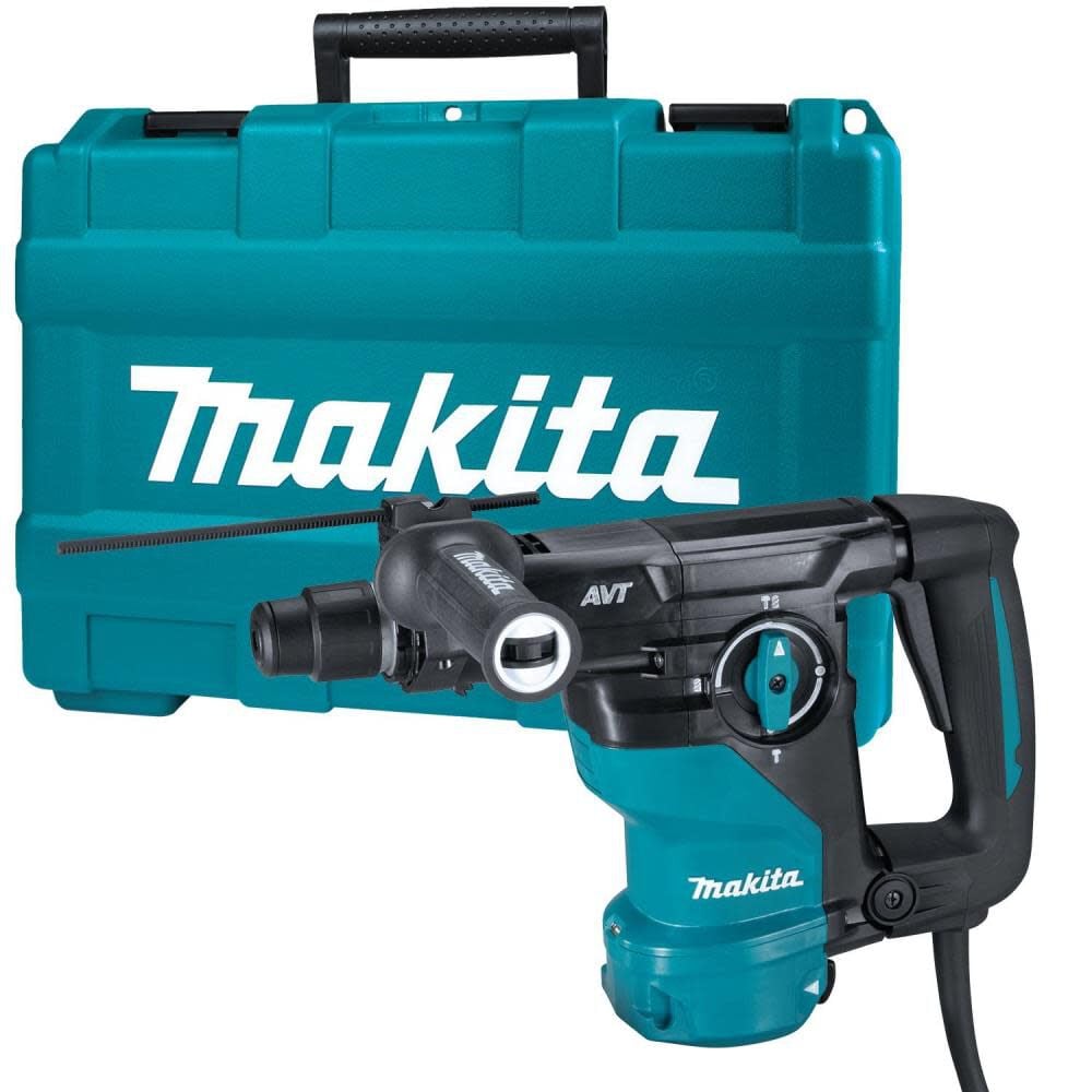 Makita AVT Rotary Hammer accepts L-Shape SDS-PLUS bits 1 3/16" - HR3011FCK