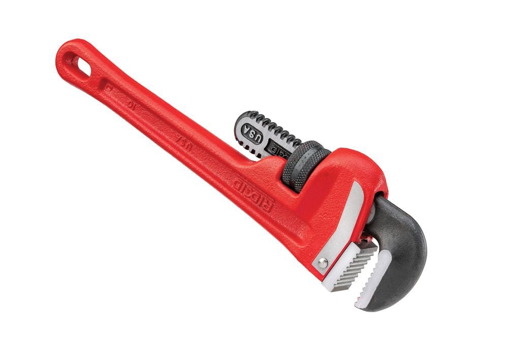 Ridgid 10 Inch Heavy-Duty Straight Pipe Wrench, large image number 4