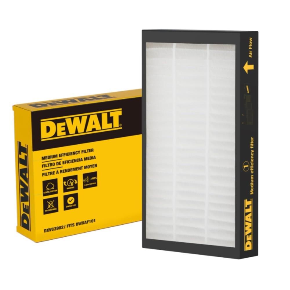 DEWALT Medium Efficiency Replacement Filter for DWXAF101 Air Filtration System - DXVC3902