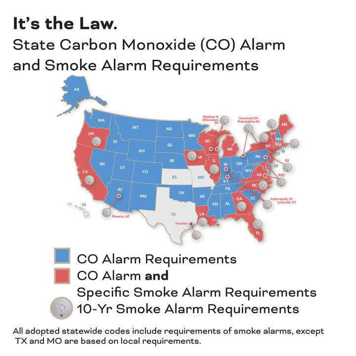 Kidde AA Battery-Powered Smoke & Carbon Monoxide Detector with Batteries, large image number 10