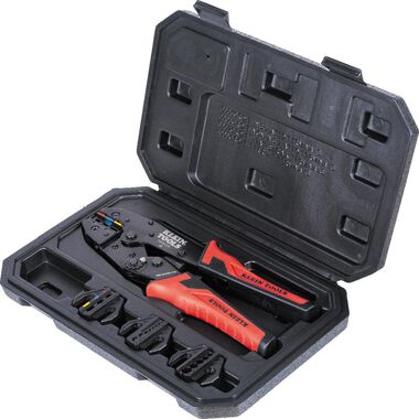 Klein Tools Ratcheting Crimper Set, 10-22 AWG Terminals