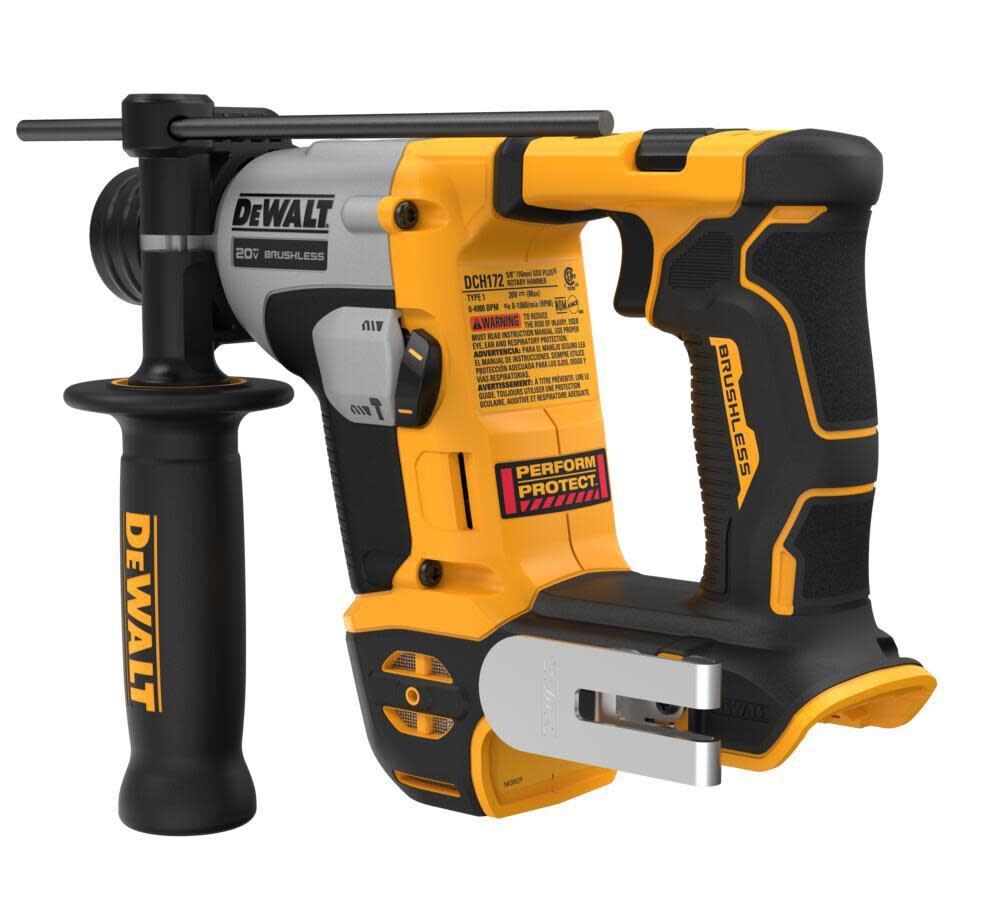 DEWALT ATOMIC 20V MAX 5/8in Brushless SDS PLUS Rotary Hammer (Bare Tool)  DCH172B - Acme Tools
