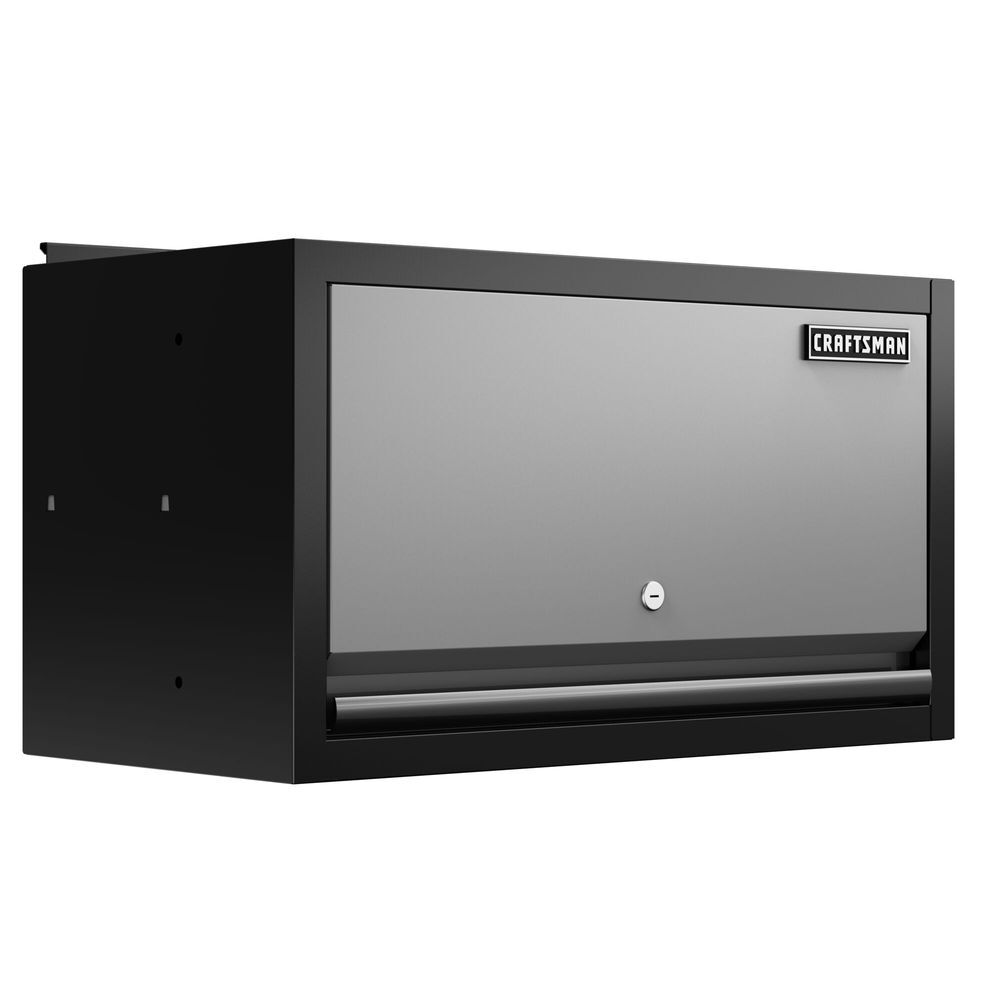 CRAFTSMAN Welded 1-Door Wall Cabinet Black and Gray, large image number 5