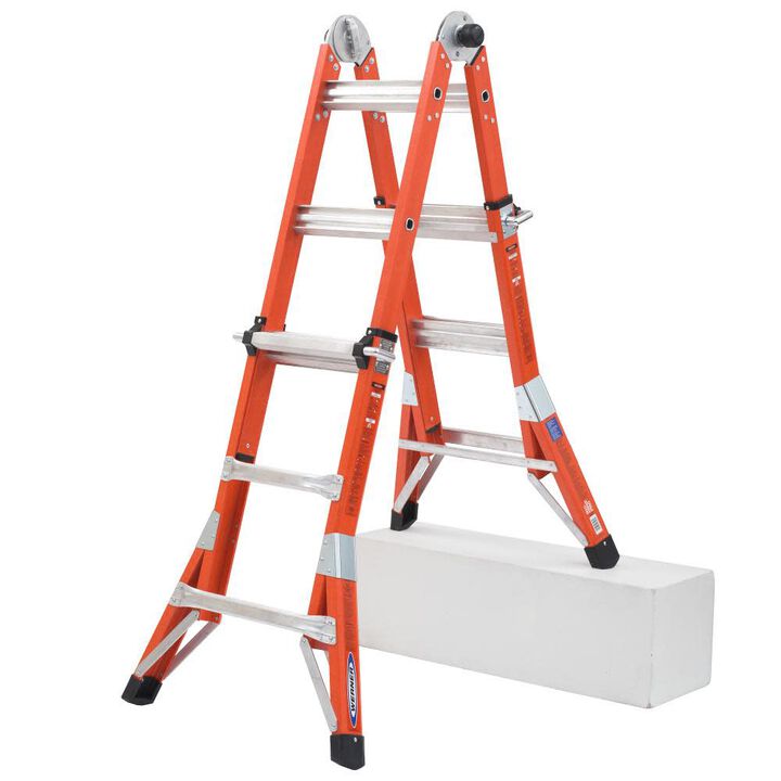 Werner 13' Fiberglass Multi-Ladder 300lb rated, large image number 4