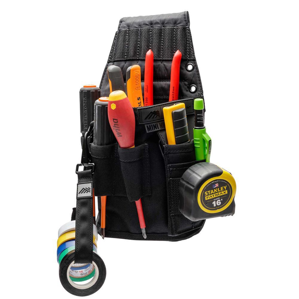 Diamondback Toolbelts Mini Niko X Right Side Pouch for Drivers/Lineman Pliers, Black, large image number 4