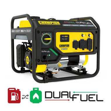 Champion Power Equipment 3500 Watt Dual Fuel Portable Generator