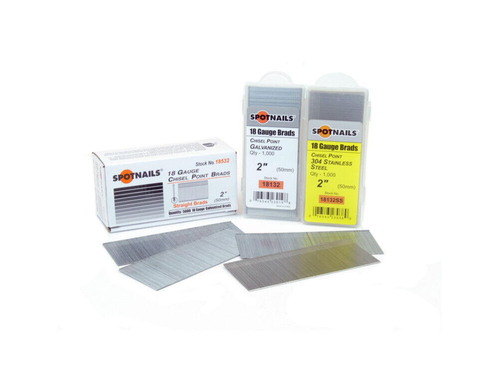 Spotnails 11/4 In. Galvanized 18 Gauge Nails 5000 Nails 18520 Acme
