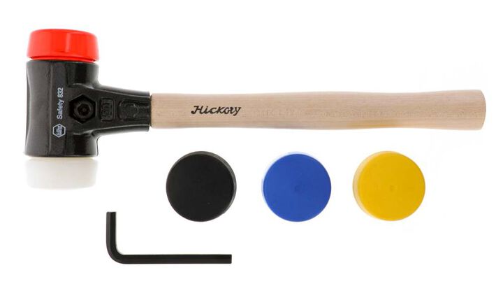 Wiha 30 mm Cast Iron Split Head Mallet Set, 6 Piece
