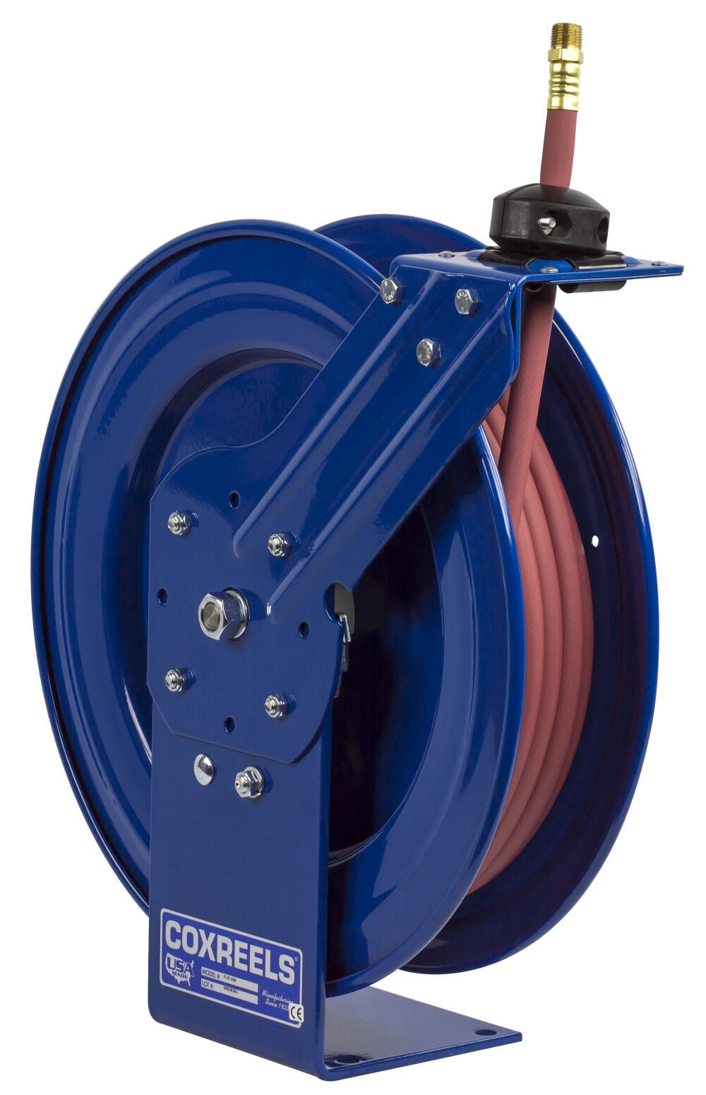 Coxreels Performance Spring Driven 1/4in x 50' 300PSI Hose Reel, large image number 1