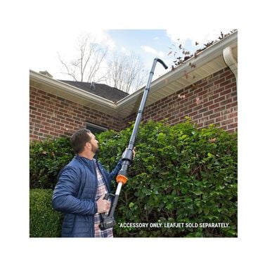 Worx 11 ft Universal Gutter Cleaning Kit for LeafJet Blowers, large image number 1